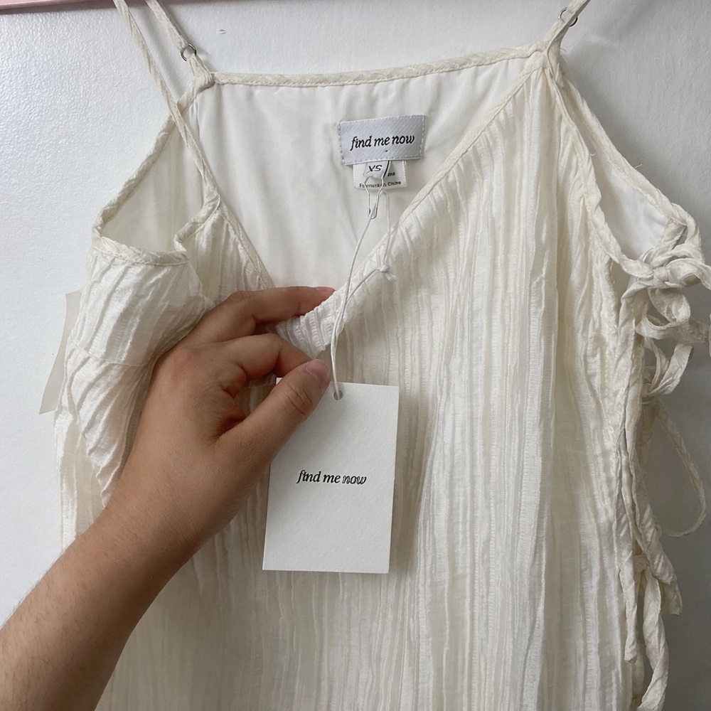 Find Me Now Amar Midi Dress in Bone - Picture 4 of 7